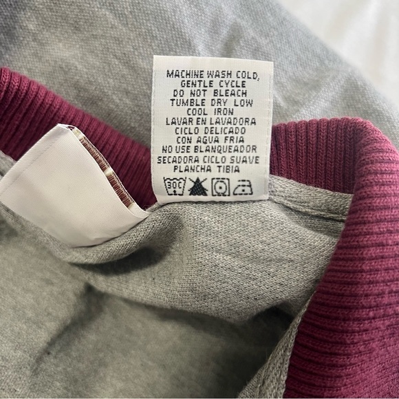 Red Oak Sportswear Men’s Texas A&M Polo Collar Shirt Gray & Maroon Large Cotton - Picture 6 of 7